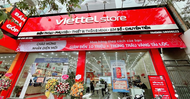 Viettel Store chính thức có nhận diện thương hiệu mới - Bảng hiệu ...